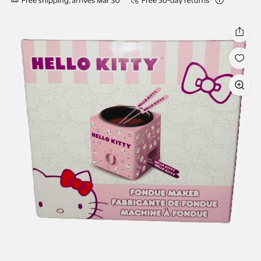 Nwt Hello kitty Fondue Set